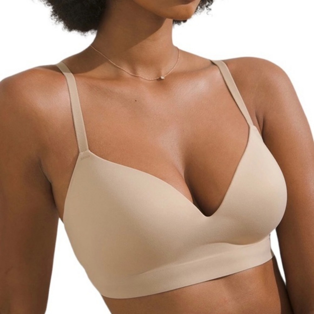 Soma Enbliss Nude‎ Beige Wireless Bra Size 34D